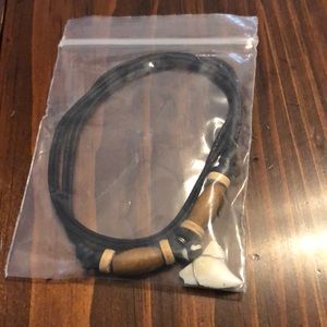 Shark tooth bracelet with beads